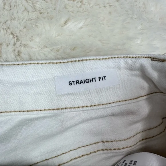 Judy Blue White Straight Leg Jeans, 28 - Picture 8 of 10